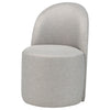Aubrey Upholstered Barrel Dining Side Chair Beige (Set of 2) — product view 5