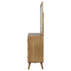 Robyn 6-drawer Bedroom Dresser and Mirror Light Ash — product view 5