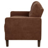 Bowen II Fabric Upholstered Track Arm Loveseat Rust — product view 5