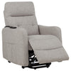 Dayes Upholstered Power Lift Recliner Chair Taupe — product view 5