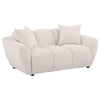 Destino 3-piece Chenille Splayed Arm Sofa Set Greige — product view 5