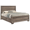 Kauffman Wood Queen Storage Panel Bed Washed Taupe — product view 5
