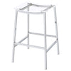 Jovani Acrylic Backless Bar Stool Chrome (Set of 2) — product view 5