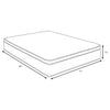 Sommet 13-inch California King Bamboo Euro Top Hybrid Mattress — product view 5