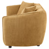 Aleisha Fabric Upholstered Loveseat Mustard Yellow — product view 5