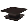 Reston 2-piece Square Coffee and End Table Set Cappuccino — product view 5