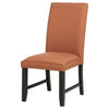 Berning Fabric Upholstered Parson Side Chair Salmon Orange (Set of 2) — product view 5