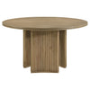 Adina 5-piece Round Dining Table Set Distressed Light Brown — product view 5