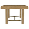 Arini 7-piece Extension Leaf Dining Table Set Sand Wash — product view 5