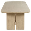 Kailani 110-inch Rectangular Wood Dining Table Beige Oak — product view 5