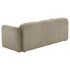 Dorset 3-piece Upholstered Round Track Arm Sofa Set Brown — product view 5