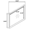 Ladera Dresser Mirror Light Elm — product view 5