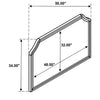 Garland Dresser Mirror Brown Cherry — product view 5