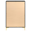 Kendall 5-drawer Bedroom Chest Black — product view 5