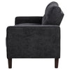 Bowen II Fabric Upholstered Track Arm Loveseat Steel Grey — product view 5