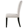 Herran Upholstered Dining Side Chair Beige (Set of 2) — product view 5