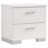 Felicity 5-piece Queen Bedroom Set White High Gloss — product view 5