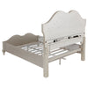 Evangeline Wood Queen LED Panel Bed Silver Oak — product view 5