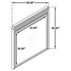 Brookmead Dresser Mirror Black — product view 5