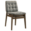 Hamlyn 5-piece Round Wood Dining Set Grey and Walnut — product view 5