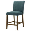 Paxton Upholstered Counter Height Dining Chair Teal Blue (Set of 2) — product view 5