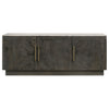 Dennis 3-door Marble Top Sideboard Buffet Tobacco Grey — product view 5