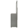 Ives 6-drawer Dresser and Mirror Grey High Gloss — product view 5