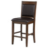 Dewey Upholstered Counter Chair Walnut (Set of 2) — product view 5