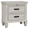 Franco 4-piece Queen Bedroom Set Distressed White — product view 5