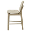 Redbridge Upholstered Counter Chair Cream and Natural Oak (Set of 2) — product view 5