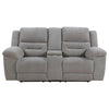 Gilson Chenille Upholstered Reclining Loveseat Grey — product view 5