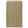 Hendricks 1-drawer Nightstand Bedside Table with Cubby Light Oak — product view 5