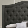 Sonoma Upholstered Queen Wingback Bed Grey — product view 5