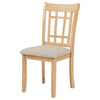 Lavon Wood Dining Side Chair Linen and Light Oak (Set of 2) — product view 5