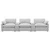 Collins 5-Piece Power Reclining Home Theater Seating Grey — product view 5