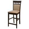 Gabriel Closed Back Counter Chair Cappuccino (Set of 2) — product view 5