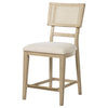 Kailani Rattan Cane Counter Side Chair Beige Oak (Set of 2) — product view 5
