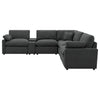 Collins 7-piece Modular Power Reclining Sectional Dark Grey — product view 5