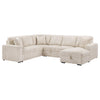 Devonshire Sleeper Sectional Sofa Storage Chaise Camel — product view 5