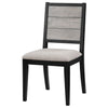Elodie Wood Dining Side Chair Grey and Black (Set of 2) — product view 5