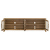 Brenham 79-inch 4-door TV Stand Media Console Washed Oak — product view 5