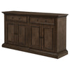 Ridgewell 2-drawer 4-door Dining Server Dark Oak — product view 5