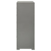 Ives 5-drawer Bedroom Chest of Drawers Grey High Gloss — product view 5