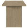 Decker 70-inch Rectangular Wood Counter Height Dining Table Natural Oak — product view 5