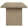 Decker 7-piece 82-inch Rectangular Dining Set Wheat and Natural Oak — product view 5