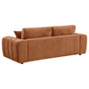 Burnett Chenille Upholstered Wide Arm Sofa Burnt Orange — product view 6