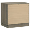 Fenwick 2-drawer Nightstand Bedside Table Grey Oak — product view 6