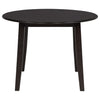 Catley 5-piece Round Drop Leaf Dining Table Set Dark Coffee — product view 6