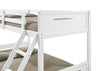 Littleton Wood Twin Over Full Bunk Bed White — product view 6