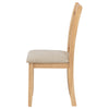 Lavon Wood Dining Side Chair Linen and Light Oak (Set of 2) — product view 6